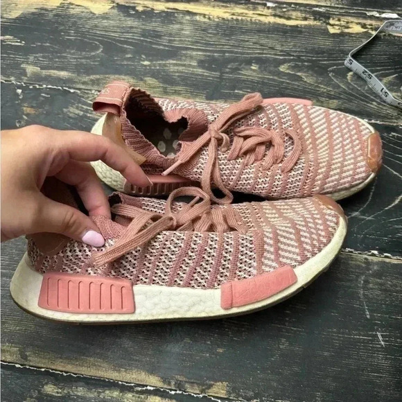 ADIDAS WOMENS NMD_R1 STLT Primeknit 'Ash Pink' - Picture 7 of 7